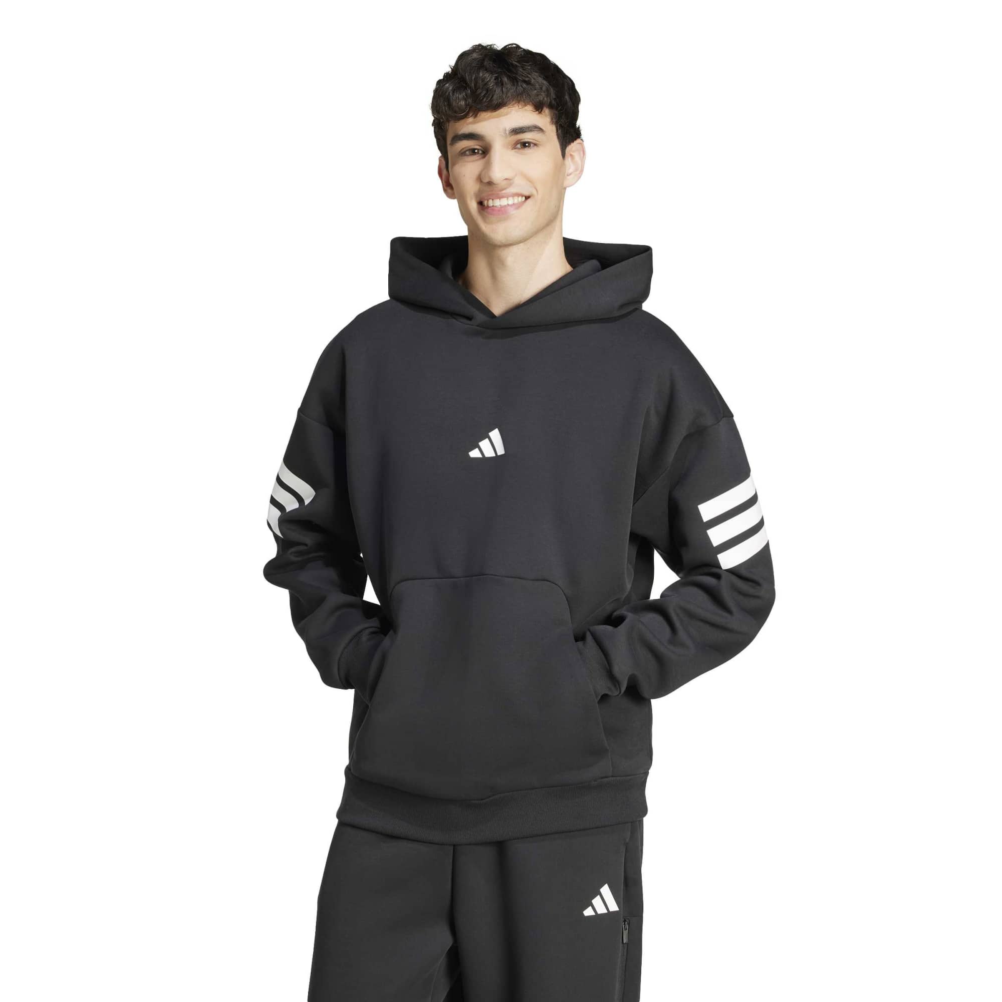 Hoodie Future Icons 3-Stripes - Nero