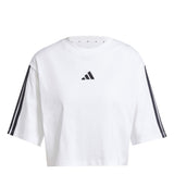 T-shirt Essentials 3-Stripes Cotton Loose - Bianco