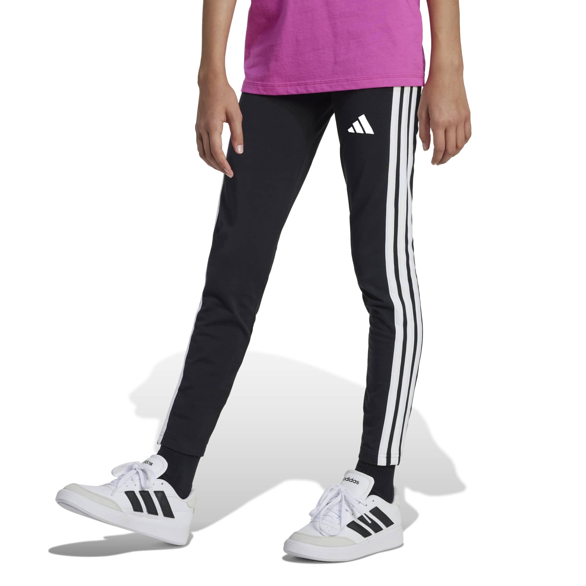 Leggings Essentials Ragazzo - Nero / Bianco