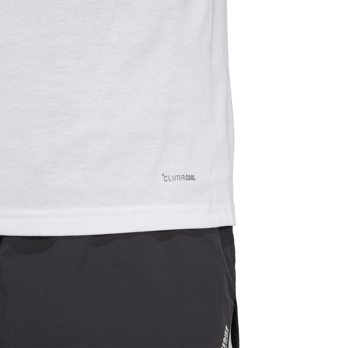 Adidas T-shirt da Allenamento Climacool Camo Logo Graphic Bianco