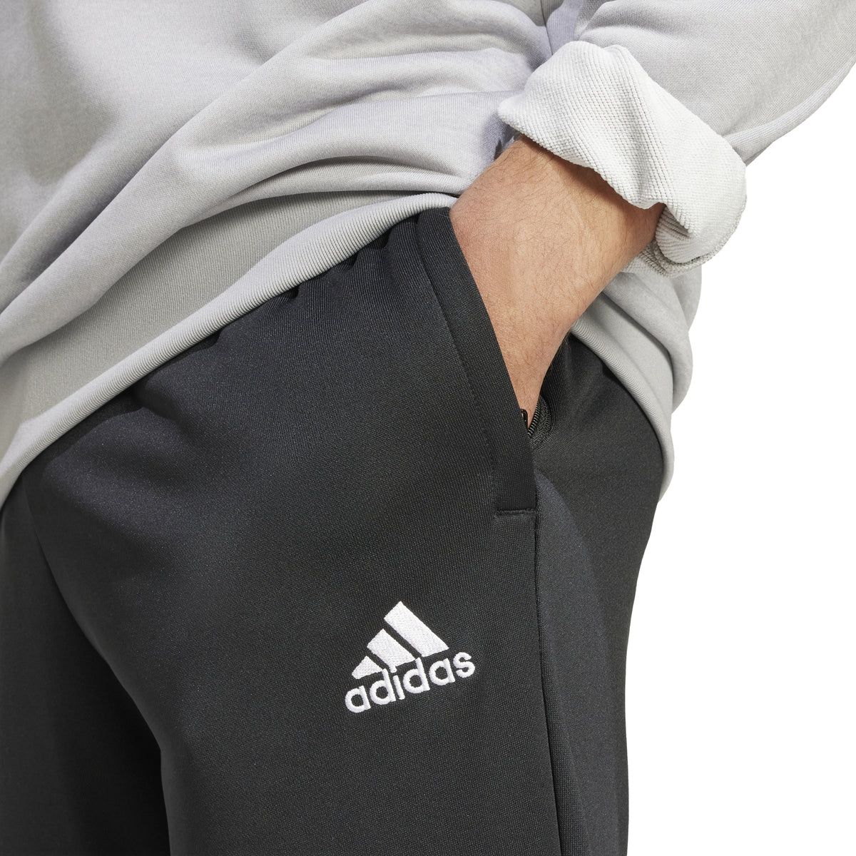 Adidas Tuta Sportswear French Terry Hooded Grigio