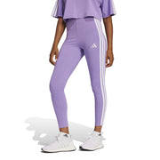 Adidas Leggings Essentials 3-Stripes Cotton Viola