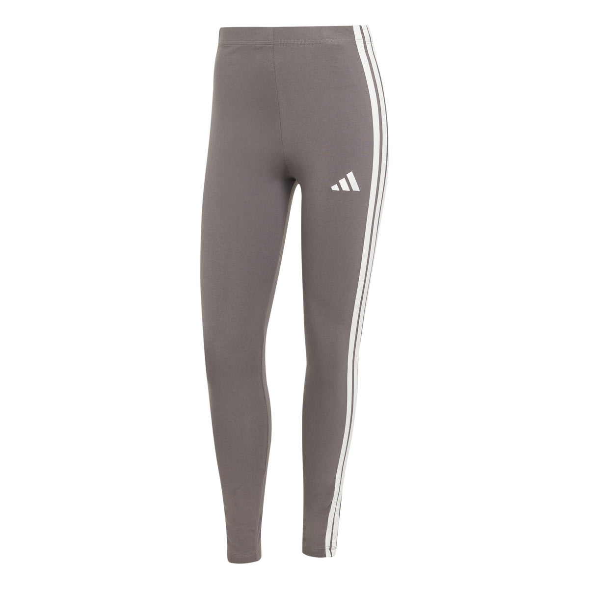 Adidas Leggings Essentials 3-Stripes Cotton Grigio