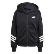 Felpa con cappuccio Future Icons 3-Stripes Full-Zip - Nero