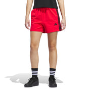 Adidas Short Essentials 3-Stripes Cotton Rosso