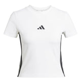 T-shirt Essentials 3-Stripes Slim Baby - Bianco