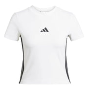 T-shirt Essentials 3-Stripes Slim Baby - Bianco