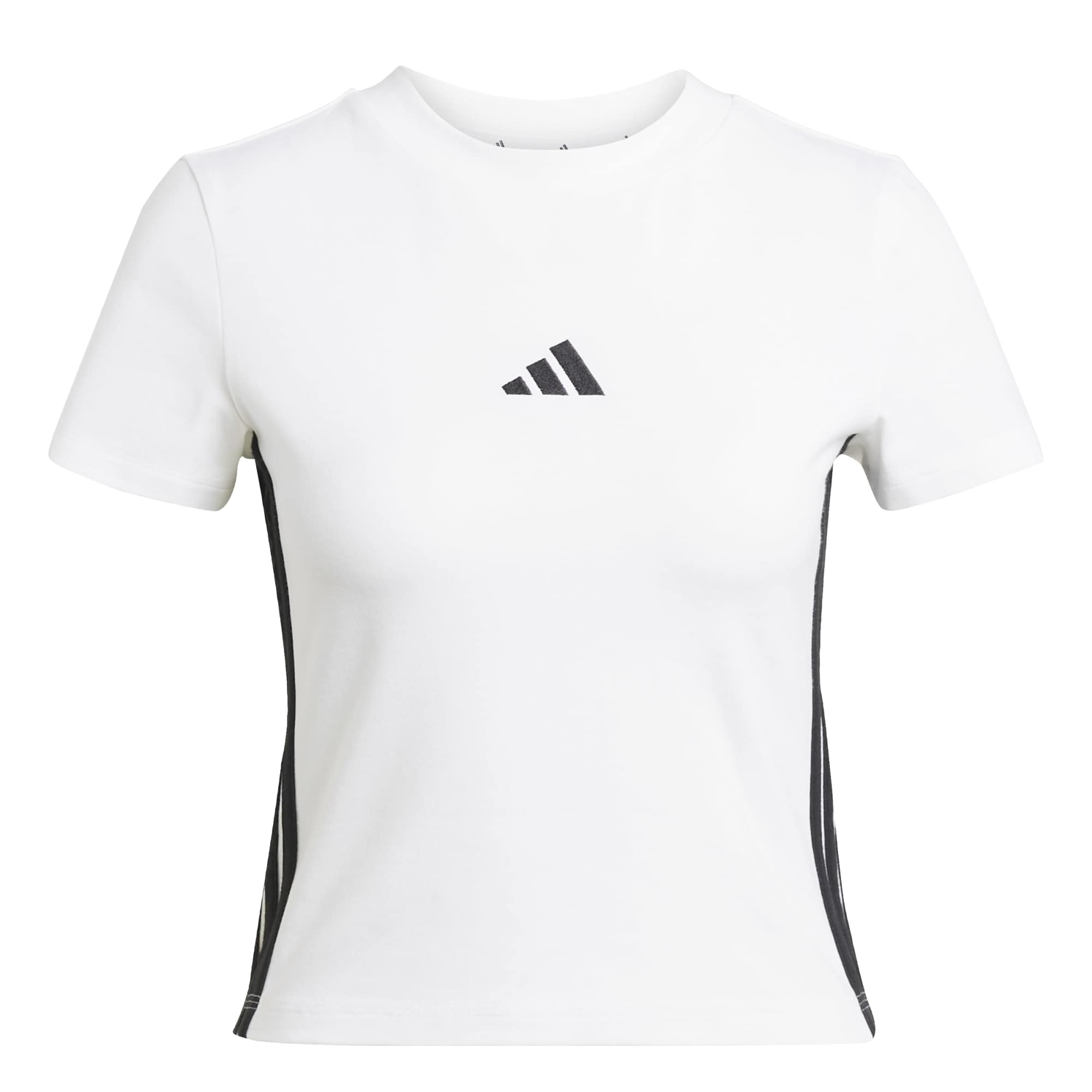 T-shirt Essentials 3-Stripes Slim Baby - Bianco