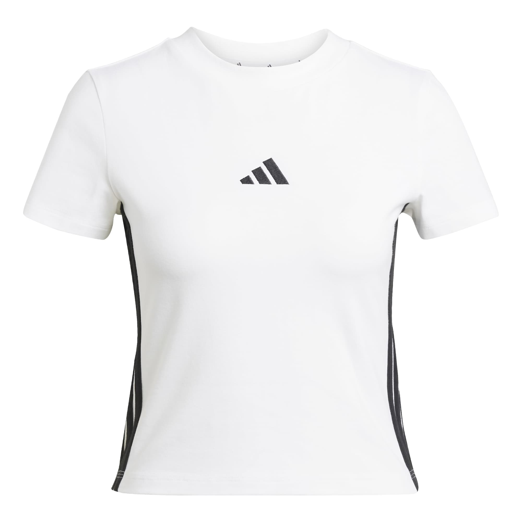 T-shirt Essentials 3-Stripes Slim Baby - Bianco