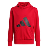 Felpa con cappuccio Essentials Junior - Rosso / Nero