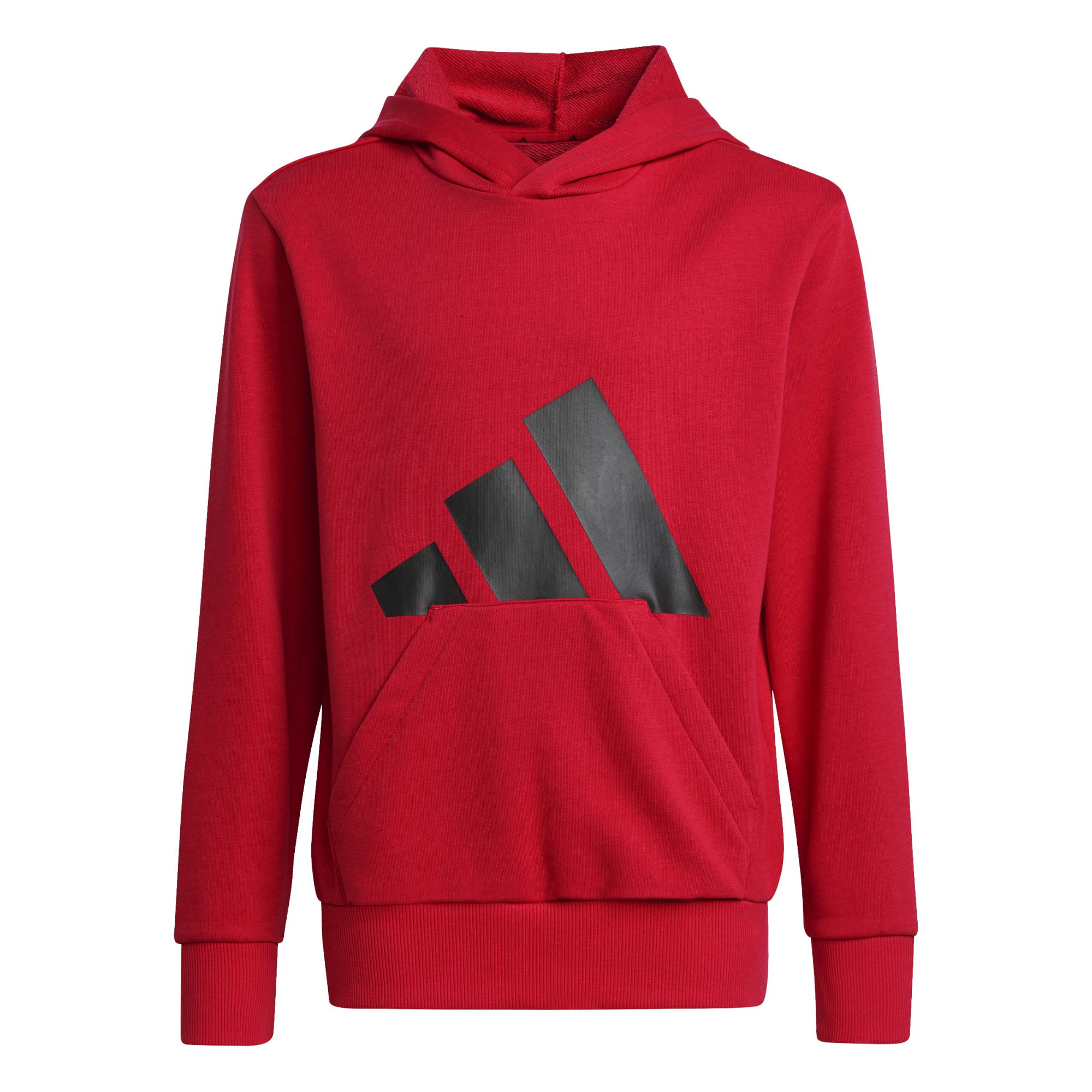 Felpa con cappuccio Essentials Junior - Rosso / Nero