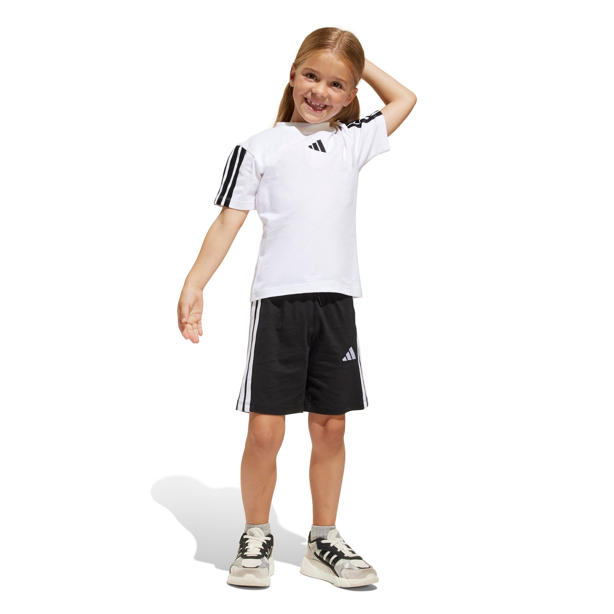 Adidas Completo Essentials Tee Kids Bianco