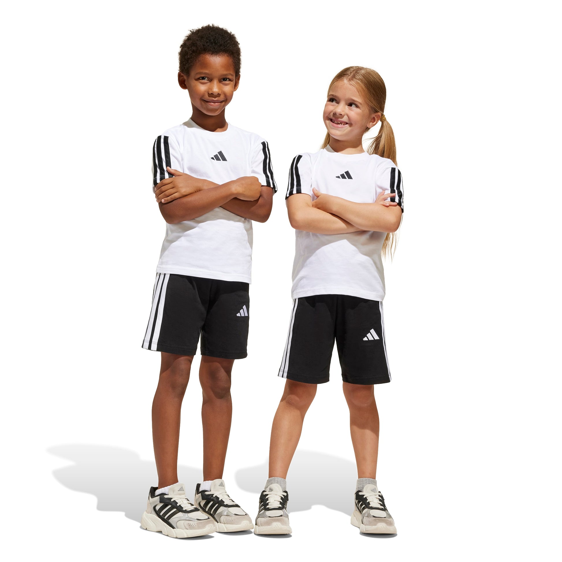 Adidas Completo Essentials Tee Kids Bianco