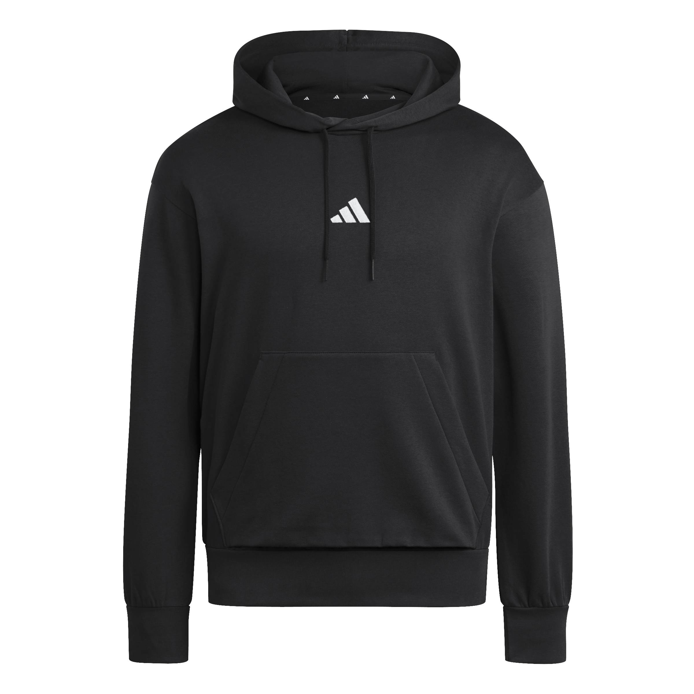 Adidas Felpa con Cappuccio Essentials Feelcozy Fleece Nero