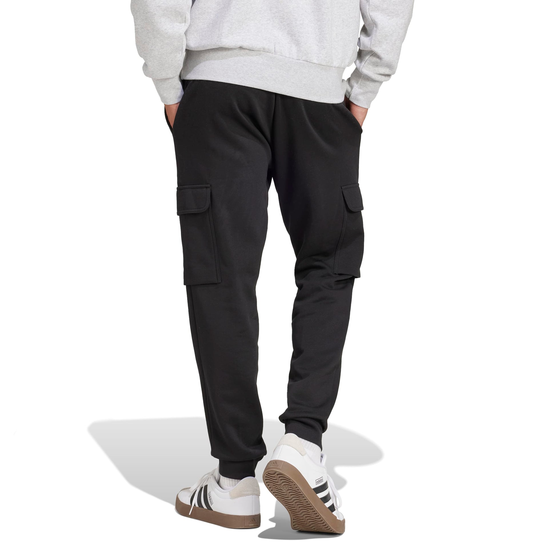 Adidas Pantaloni Cargo Essentials Feelcozy Fleece Nero