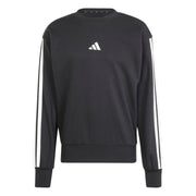 Felpa Essentials 3-Stripes French Terry - Nero / Bianco