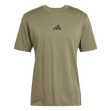 T-shirt Essentials 3-Stripes Single Jersey - Verde / Nero