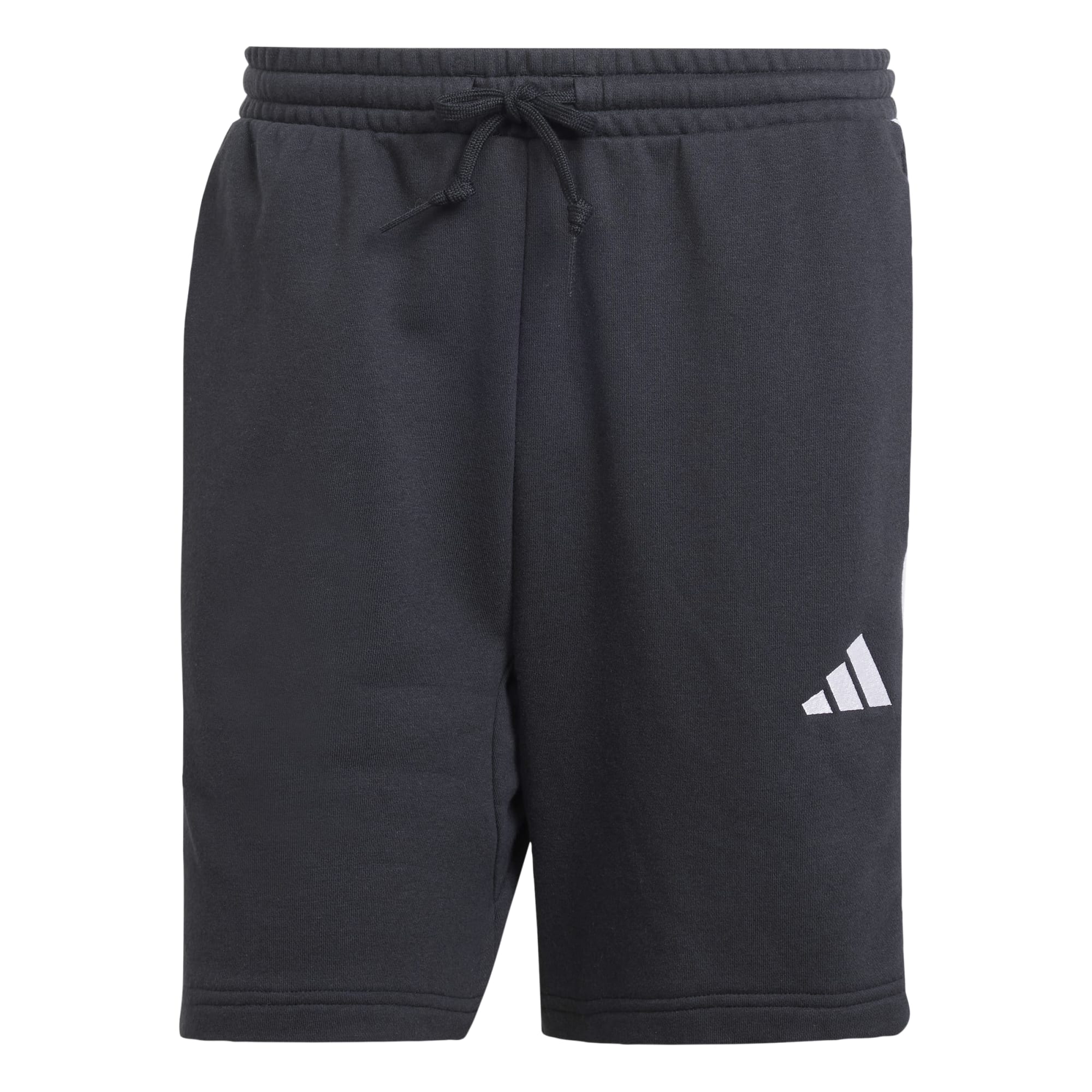 Short Essential 3-Stripes French Terry - Nero / Bianco