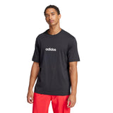 T-shirt Essentials Linear Single Jersey - Nero