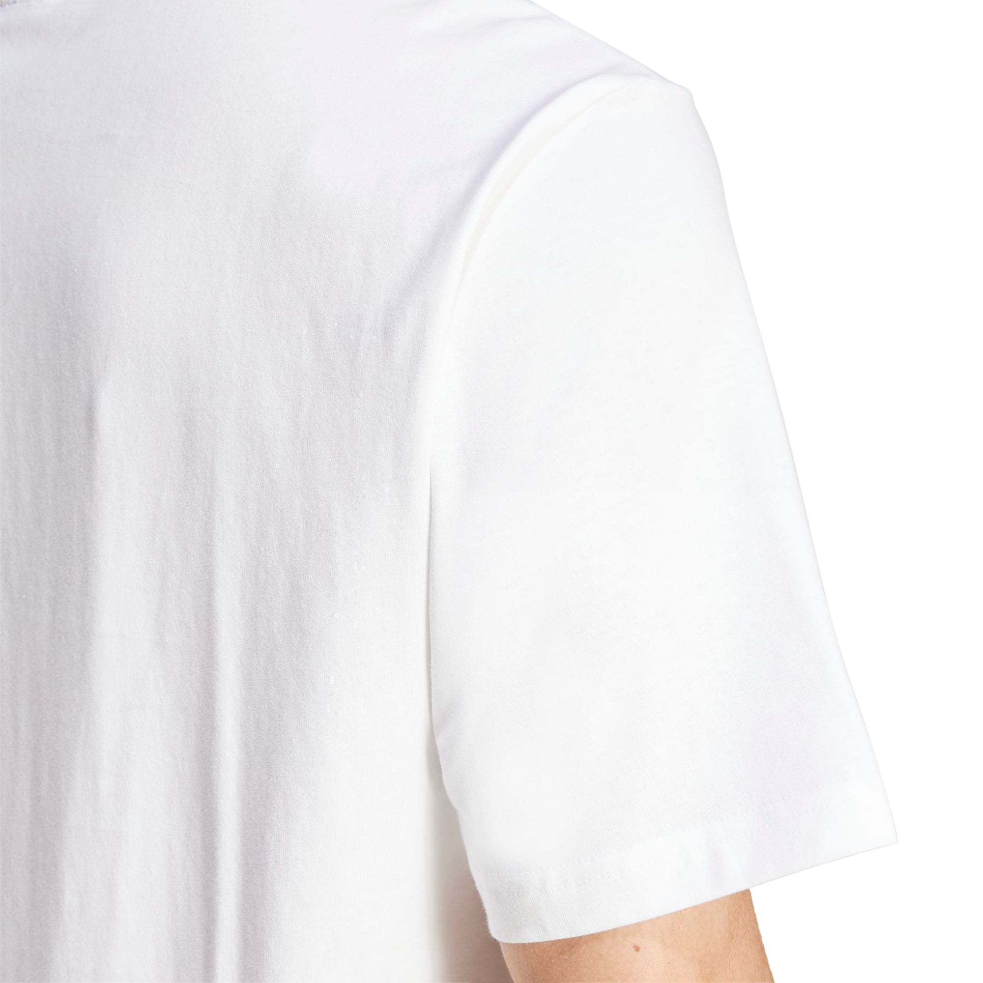 T-shirt Essentials Linear Single Jersey - Bianco