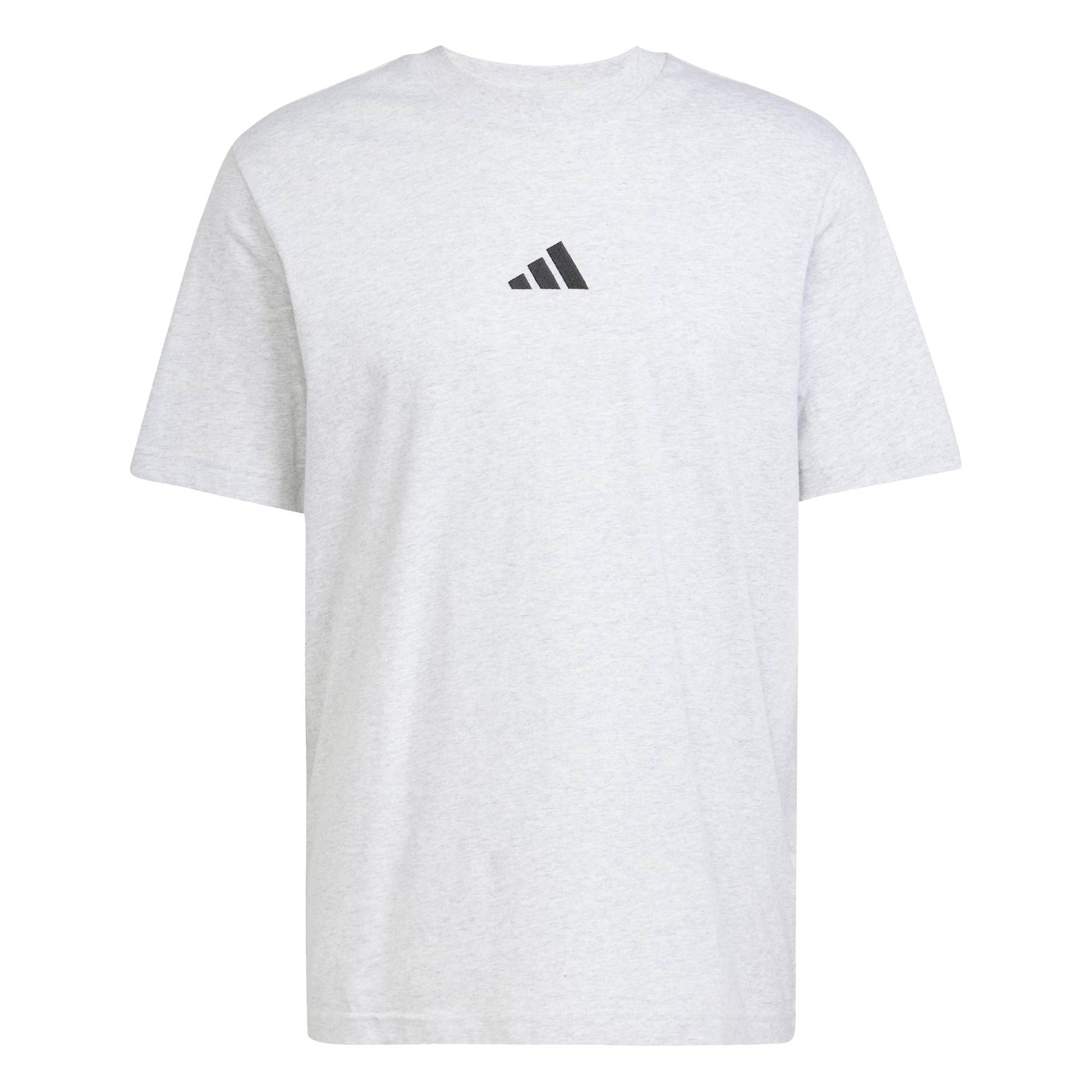 T-shirt Essentials Small Logo Single Jersey - Grigio / Nero