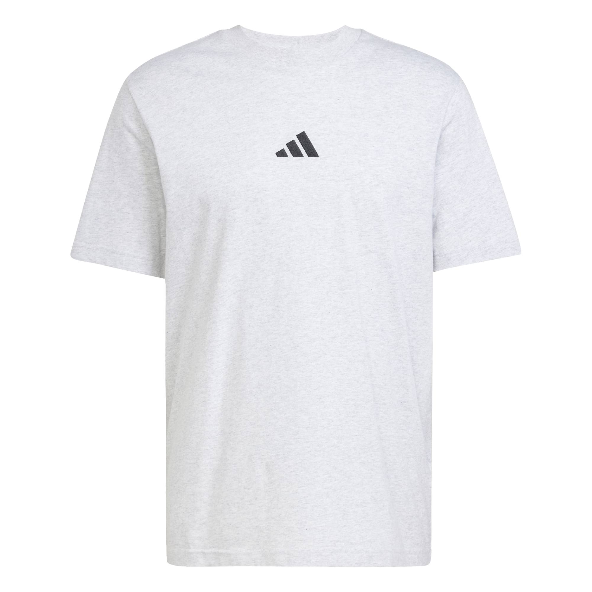 T-shirt Essentials Small Logo Single Jersey - Grigio / Nero