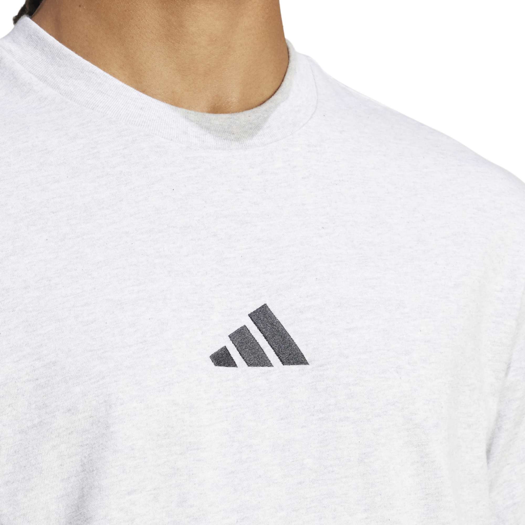 T-shirt Essentials Small Logo Single Jersey - Grigio / Nero