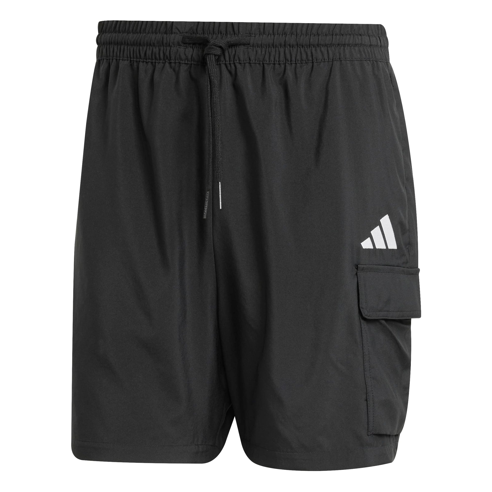 Short Essentials Small Logo Cargo Chelsea - Nero / Bianco