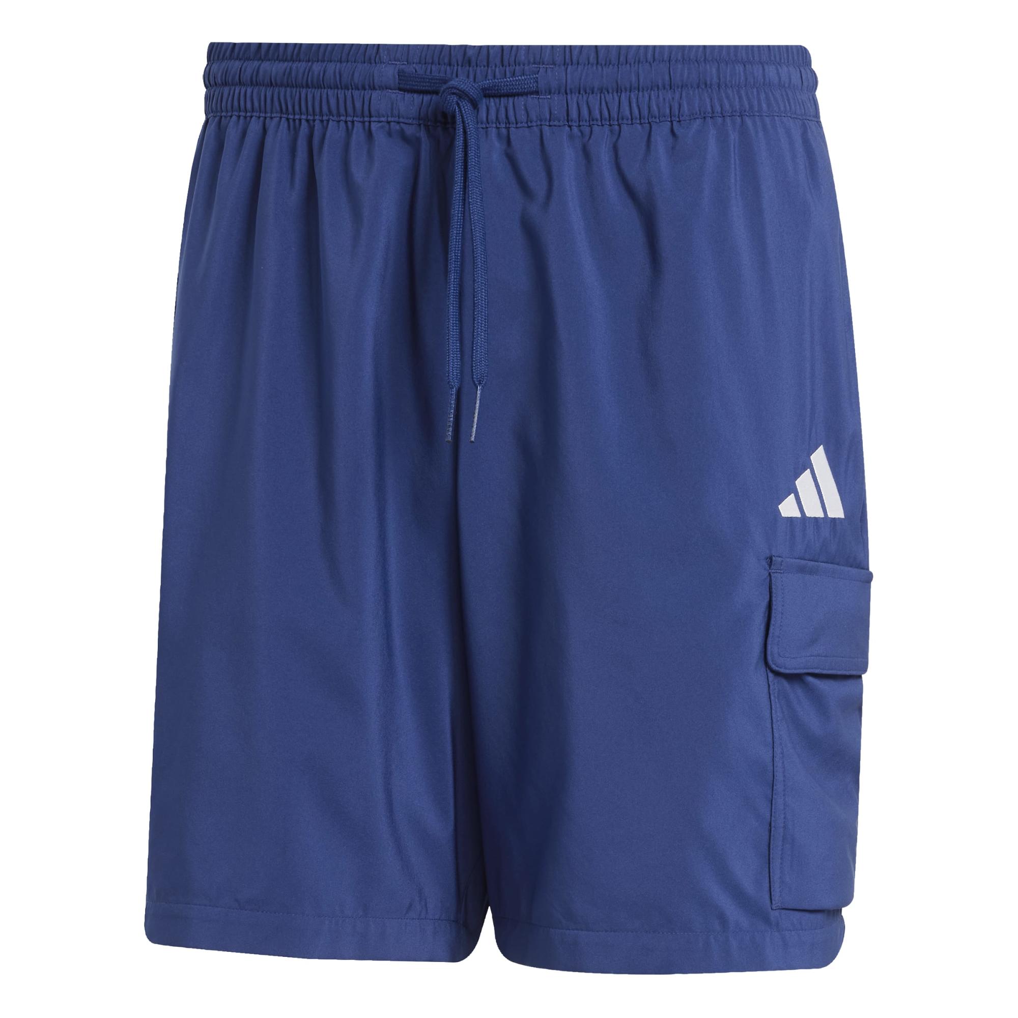 Short Essentials Small Logo Cargo Chelsea - Blu / Bianco
