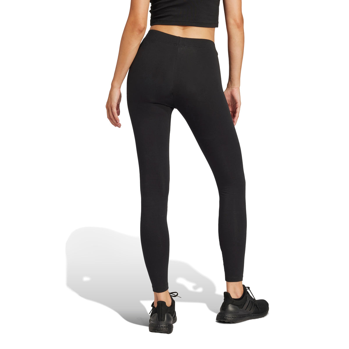 Adidas Leggings Essentials Linear Cotton Nero