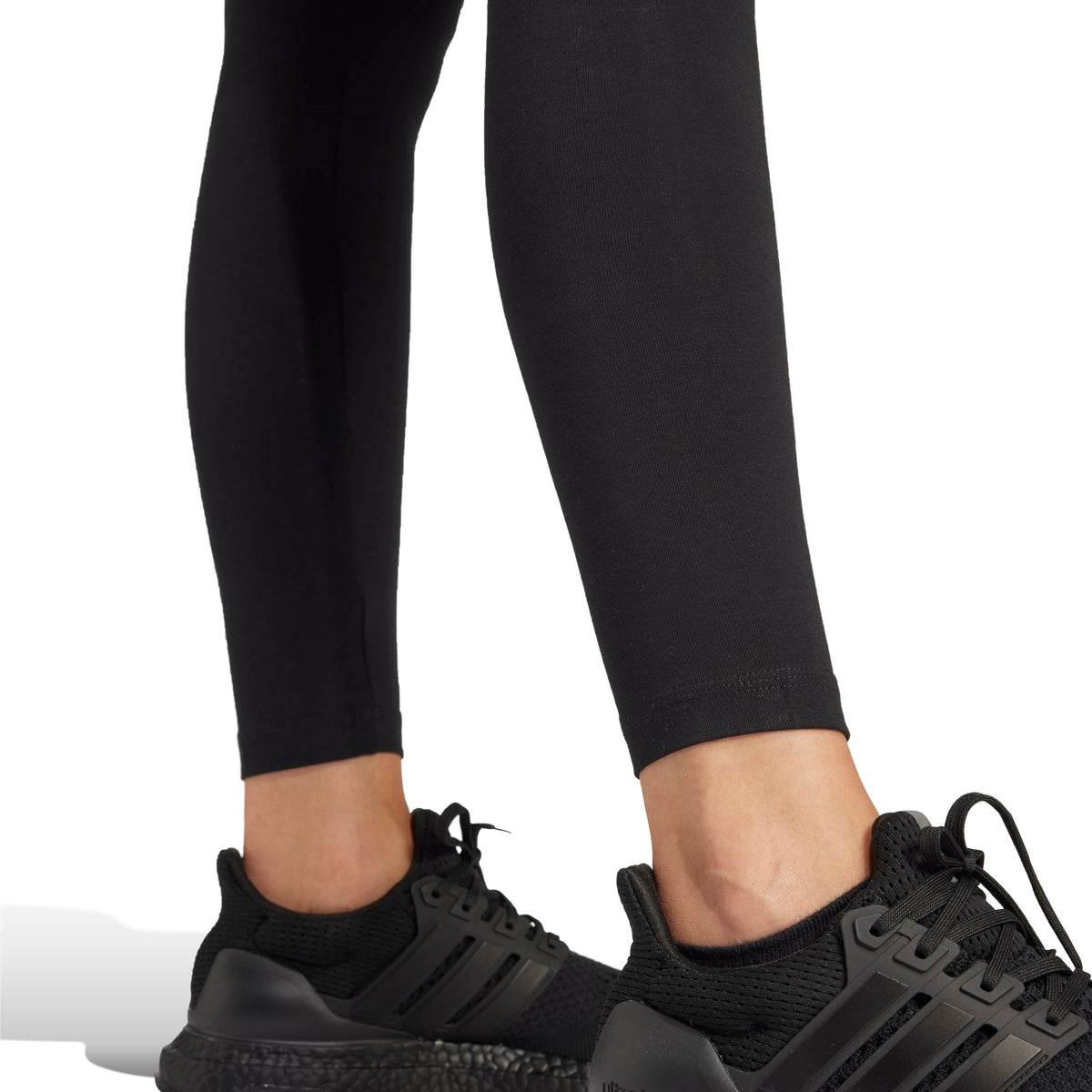 Adidas Leggings Essentials Linear Cotton Nero