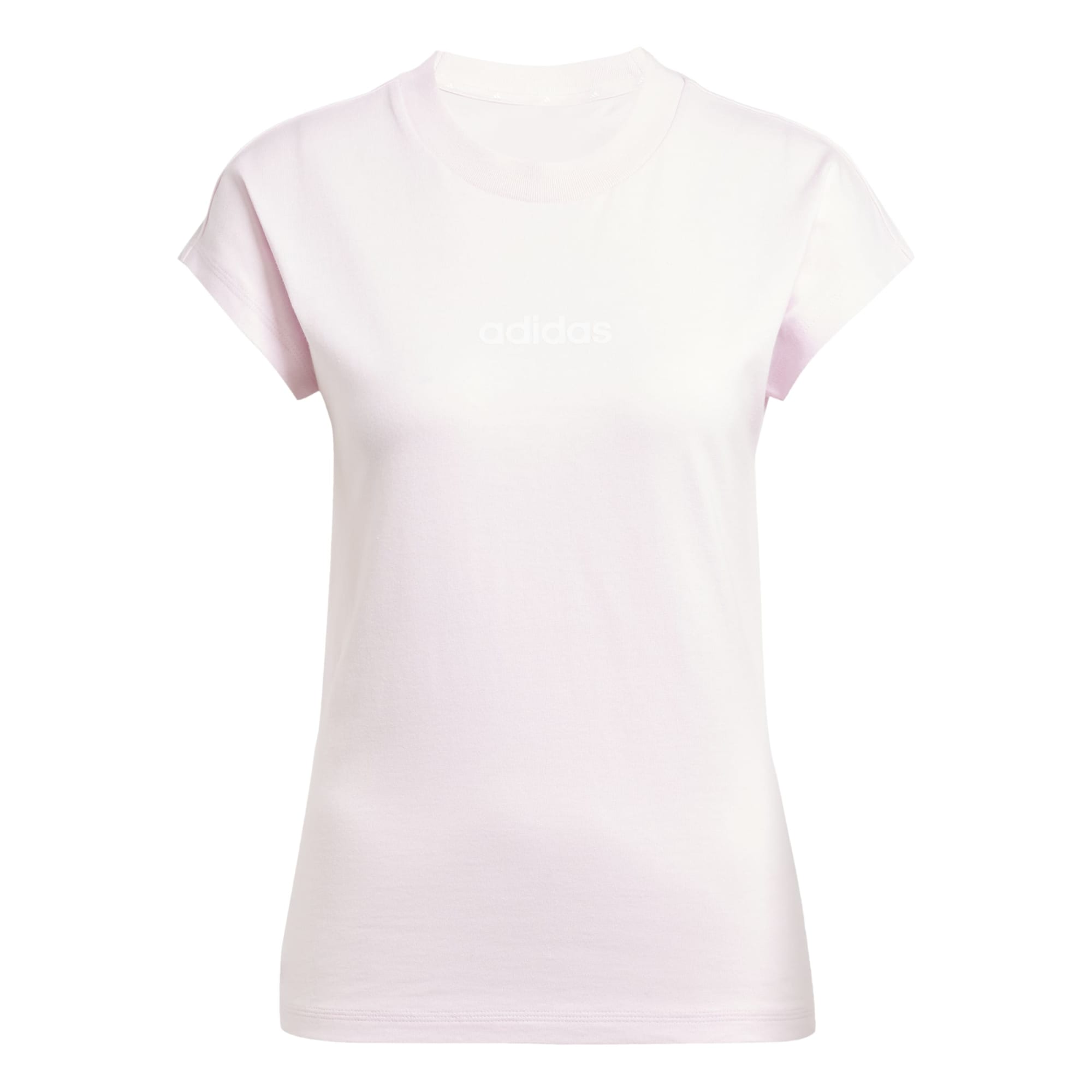 T-shirt Essentials Linear Cotton - Rosa / Bianco (Clear Pink)