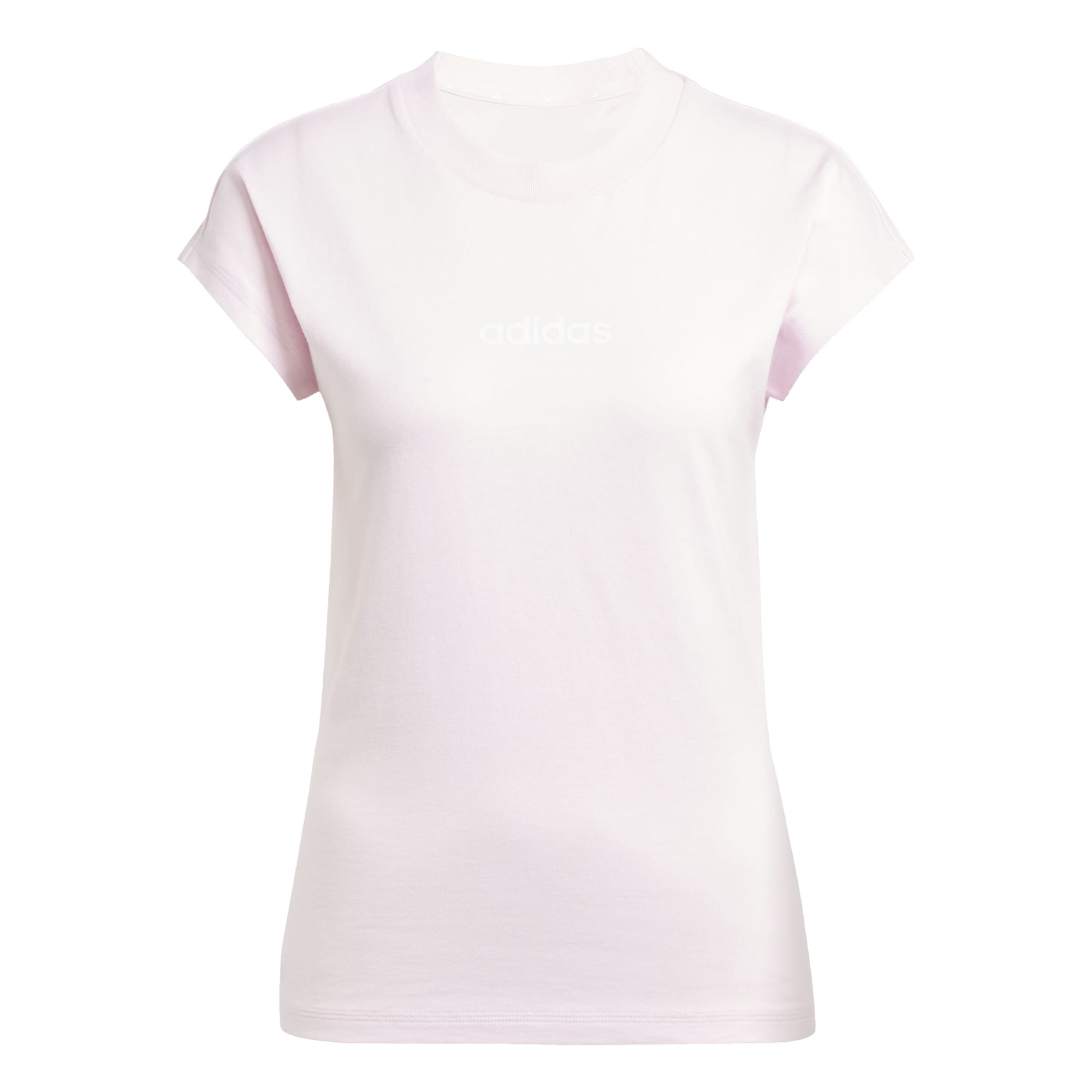 T-shirt Essentials Linear Cotton - Rosa / Bianco (Clear Pink)