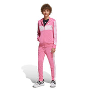 Adidas Tuta Seasonal Essentials Tiberio 3-Stripes French Terry Junior Rosa