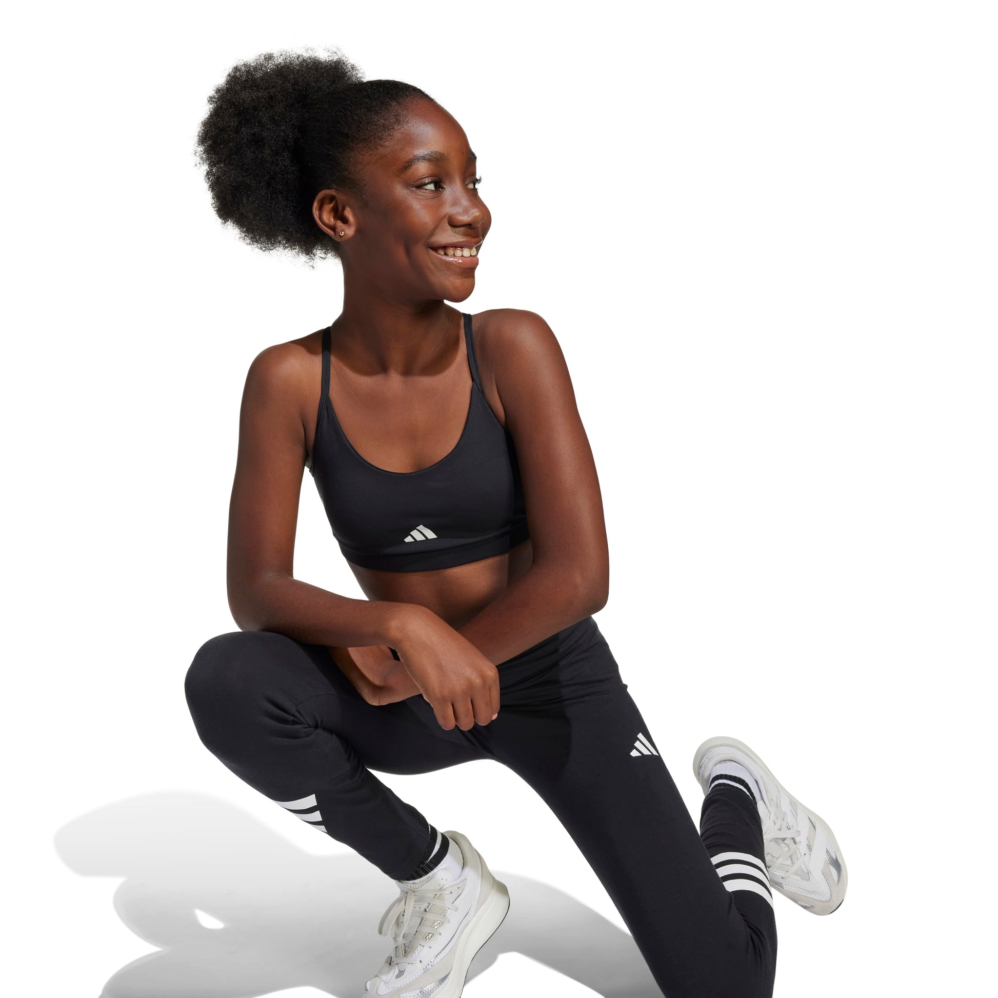 Adidas Reggiseno Sportivo Nero