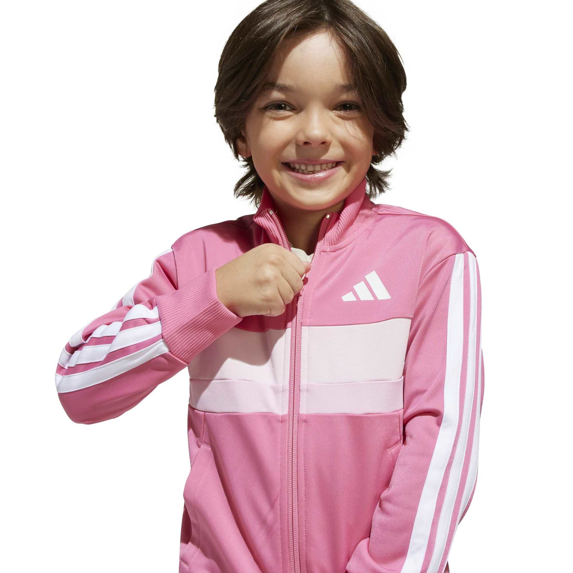 Tuta Seasonal Essentials Tiberio 3-Stripes Tricot Kids - Rosa