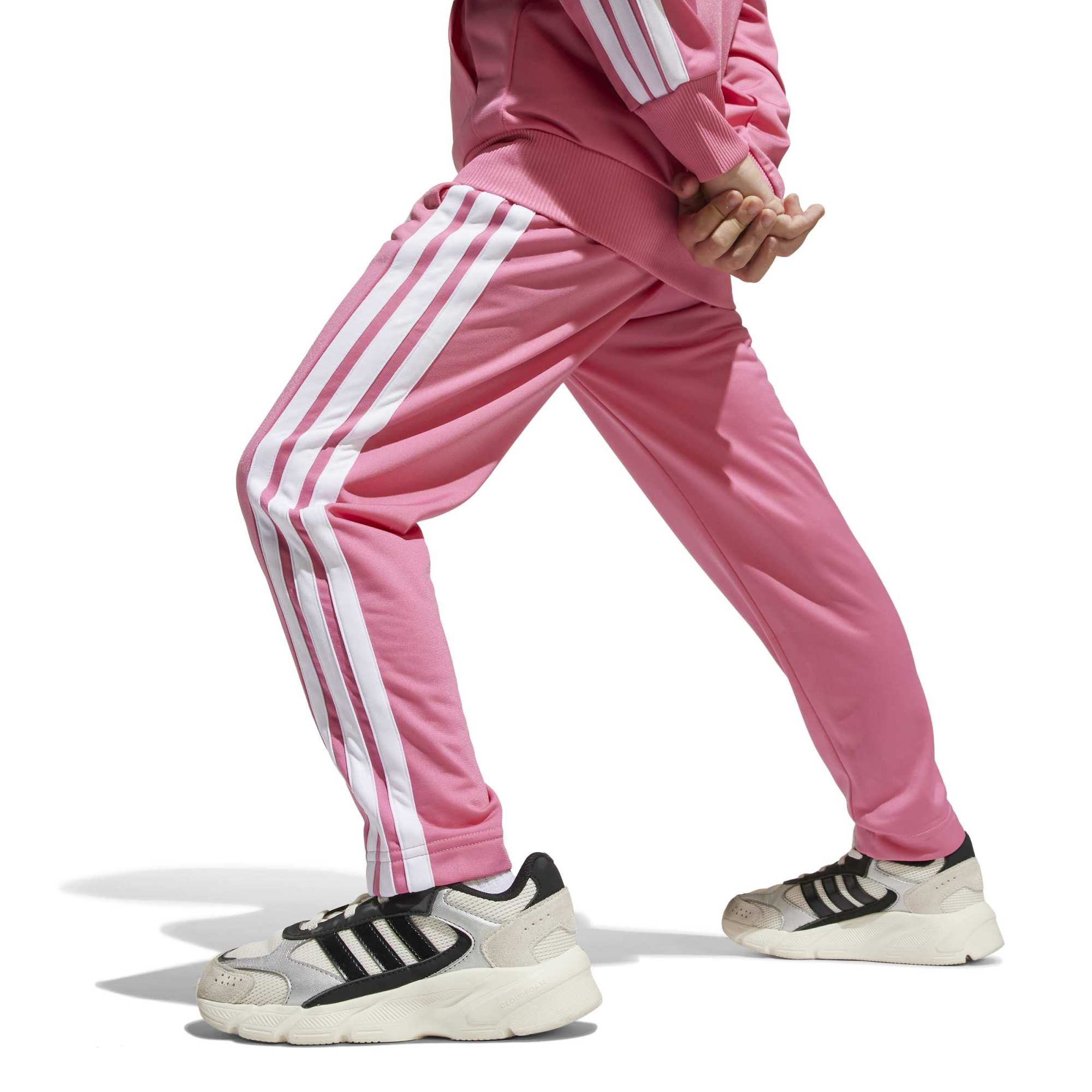 Tuta Seasonal Essentials Tiberio 3-Stripes Tricot Kids - Rosa
