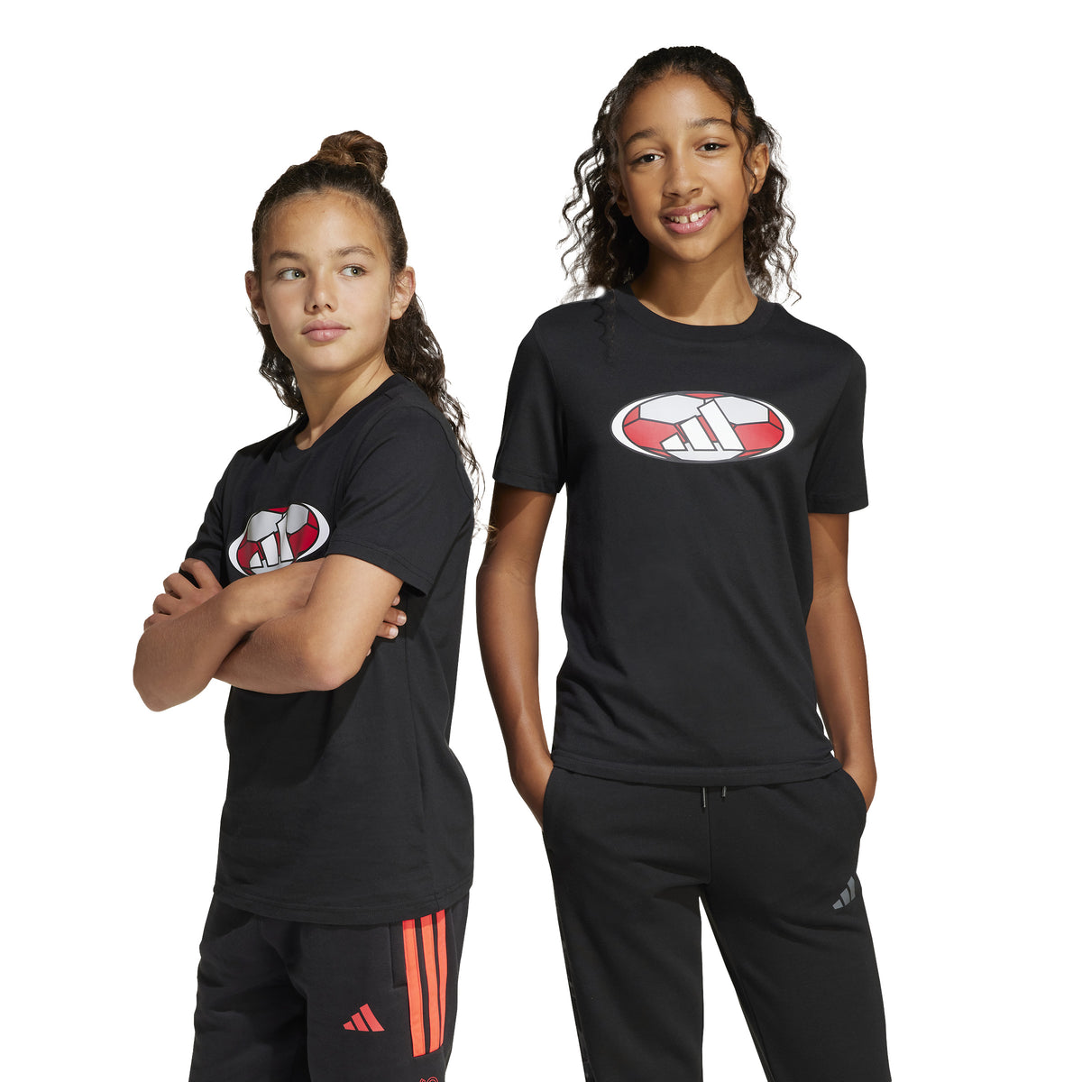 Adidas T-shirt House of Tiro Colorblock Graphic Junior Nero