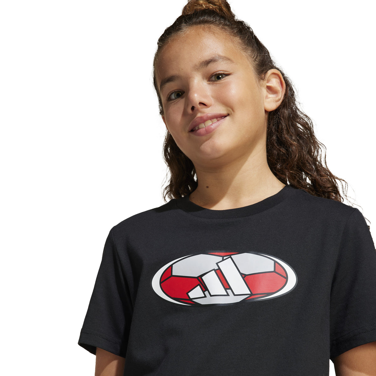 Adidas T-shirt House of Tiro Colorblock Graphic Junior Nero