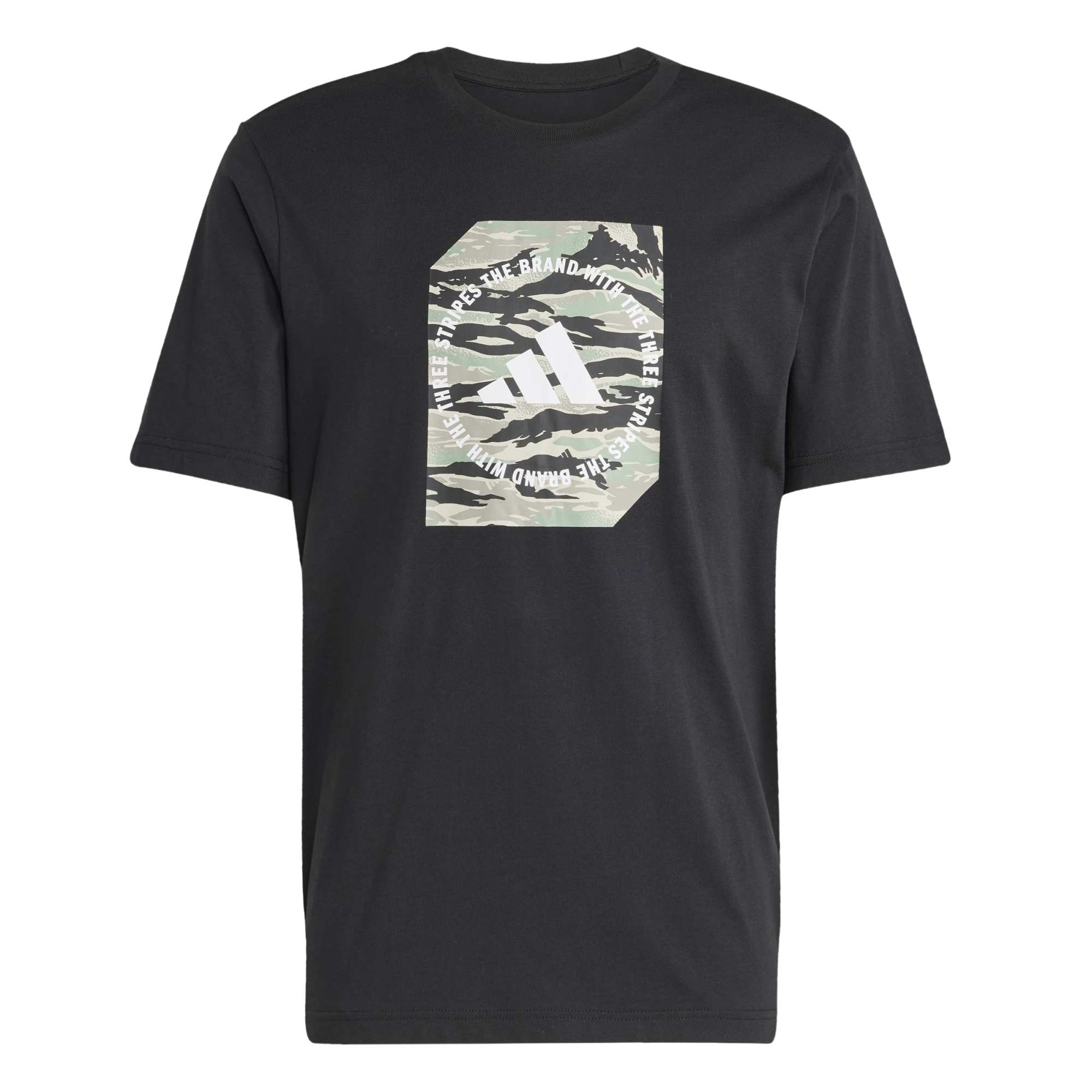 T-shirt Camo Shape Graphic - Nero