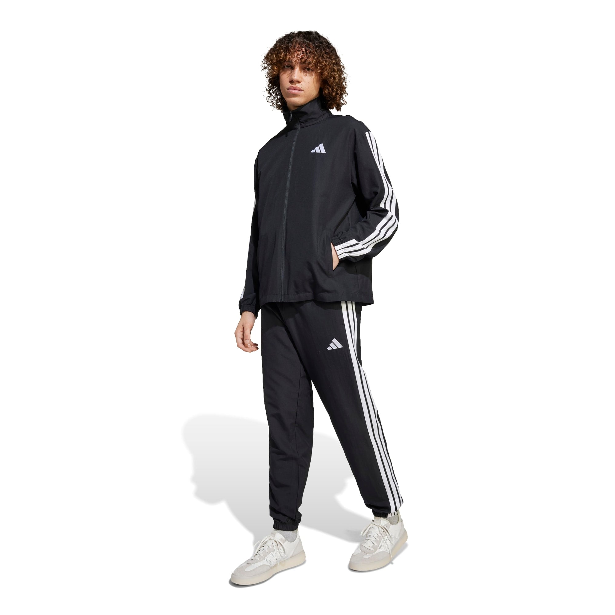 Tuta 3 Stripes Woven - Nero