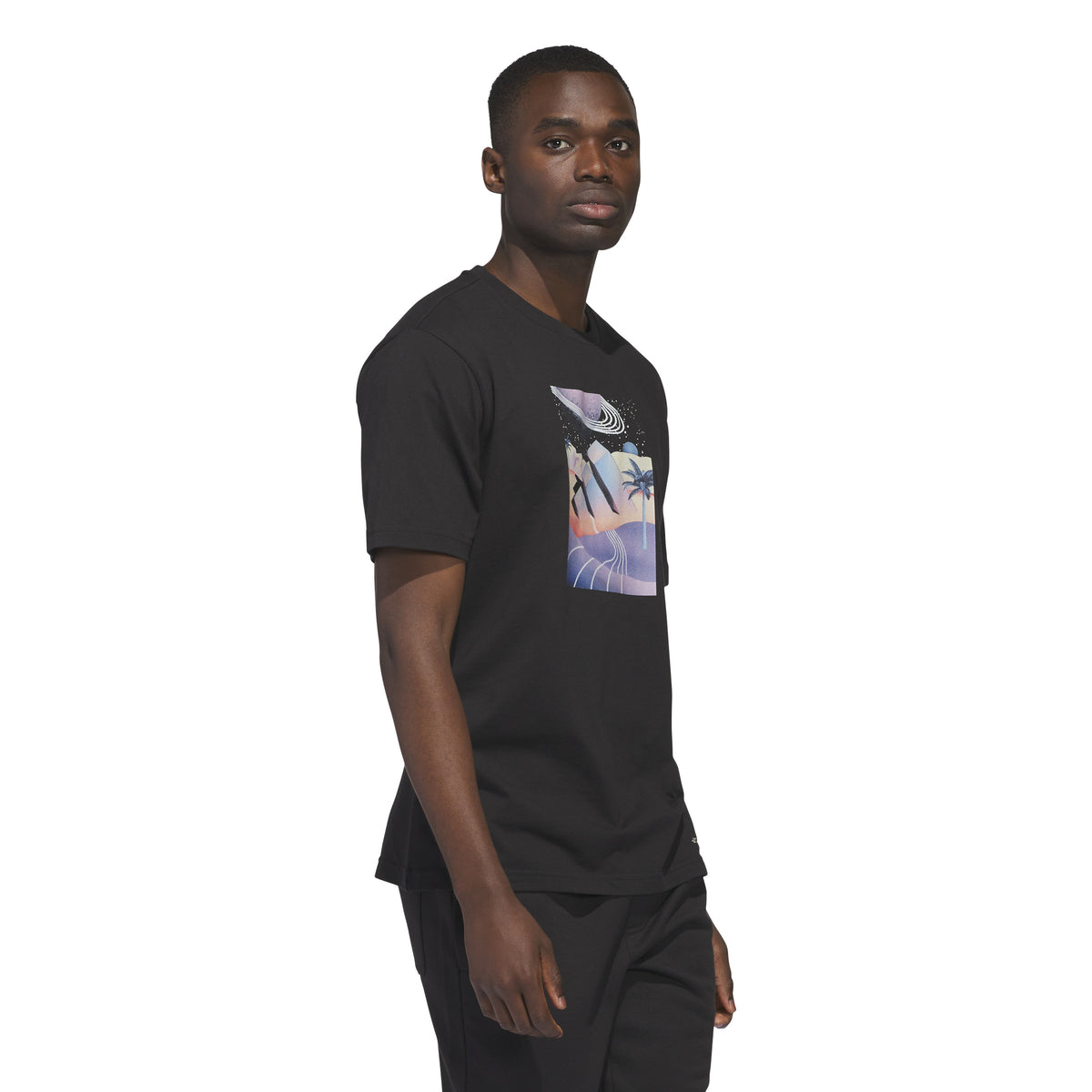 Adidas All Day I Dream About Summer (a.d.i.d.a.s.) Graphic T-shirt Nero