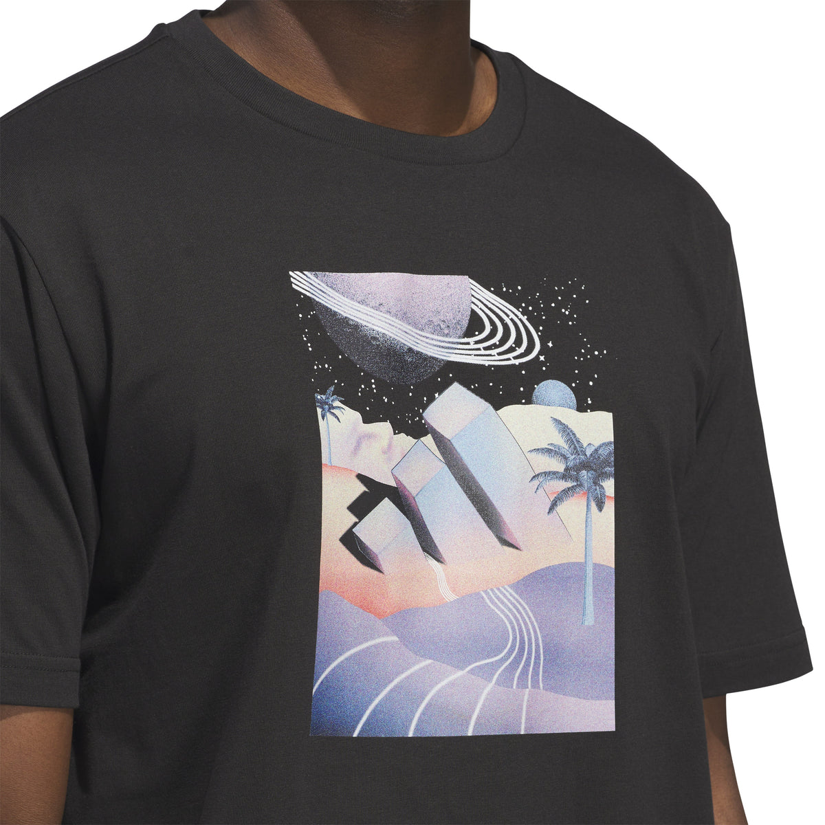 Adidas All Day I Dream About Summer (a.d.i.d.a.s.) Graphic T-shirt Nero