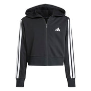 Felpa con Cappuccio Essentials Full-Zip Junior - Nero