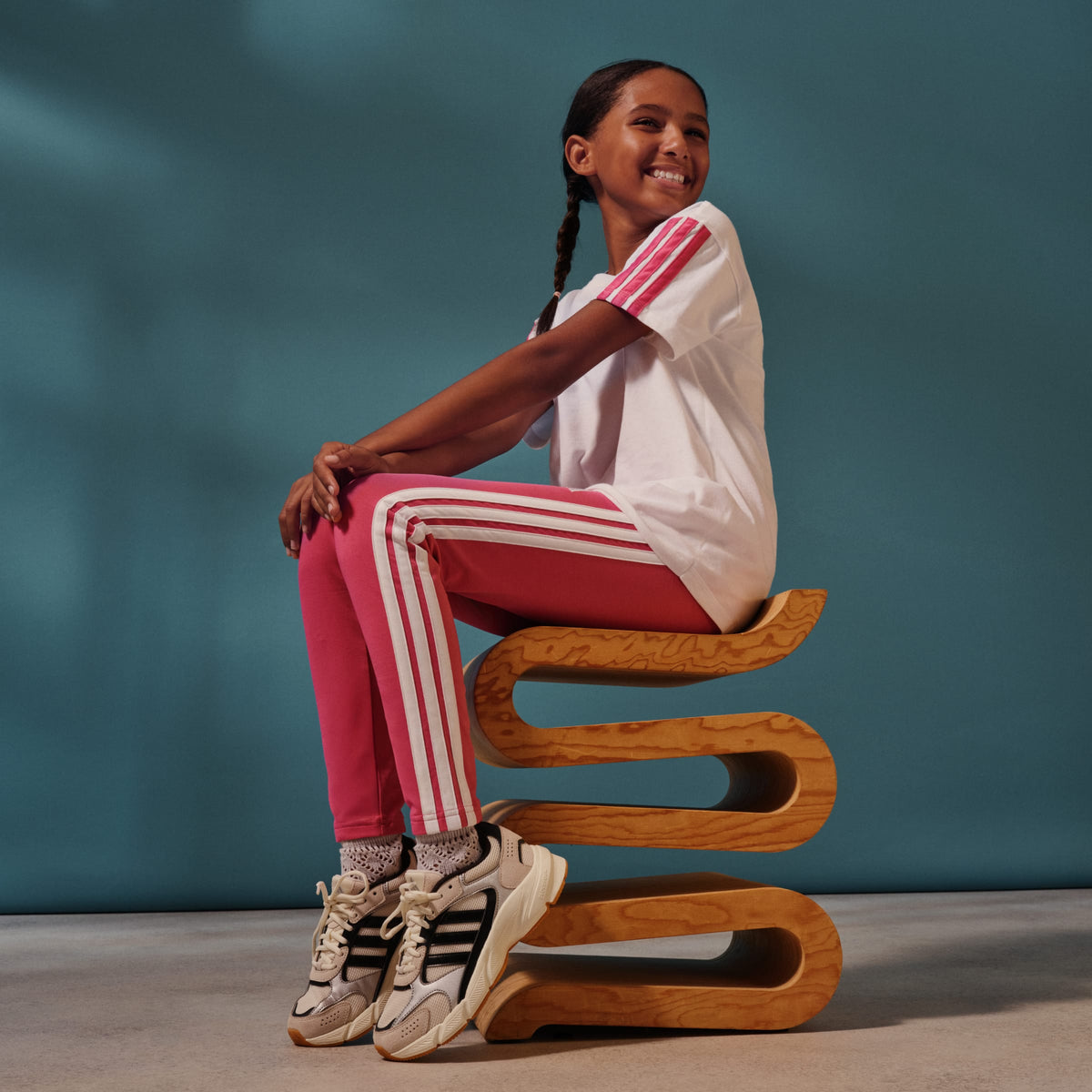Adidas Leggings Essentials Junior Rosa