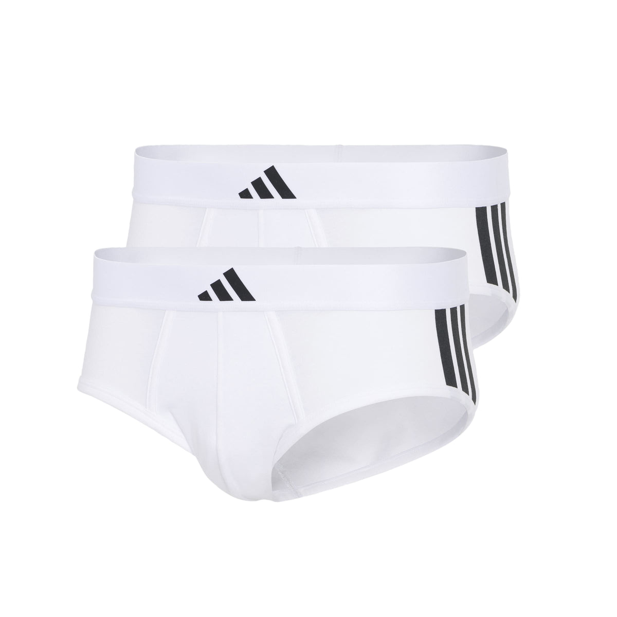 Adidas Slip Active Flex Cotton 3-Stripes Low Rise Bianco