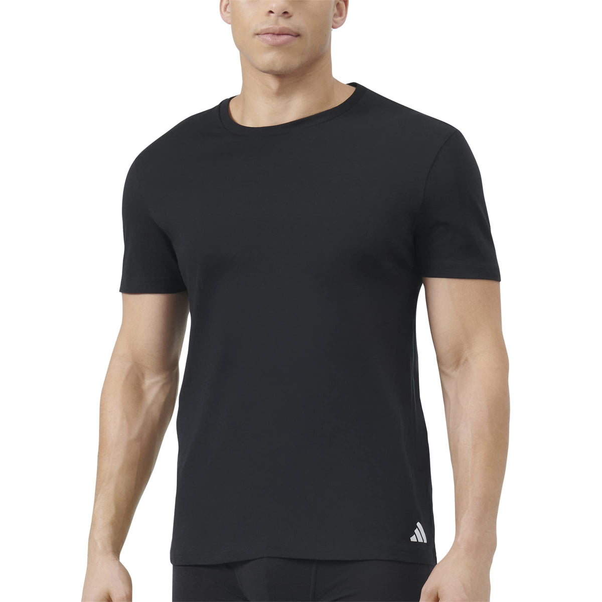 Adidas T-shirt Active Flex Cotton Crewneck Nero