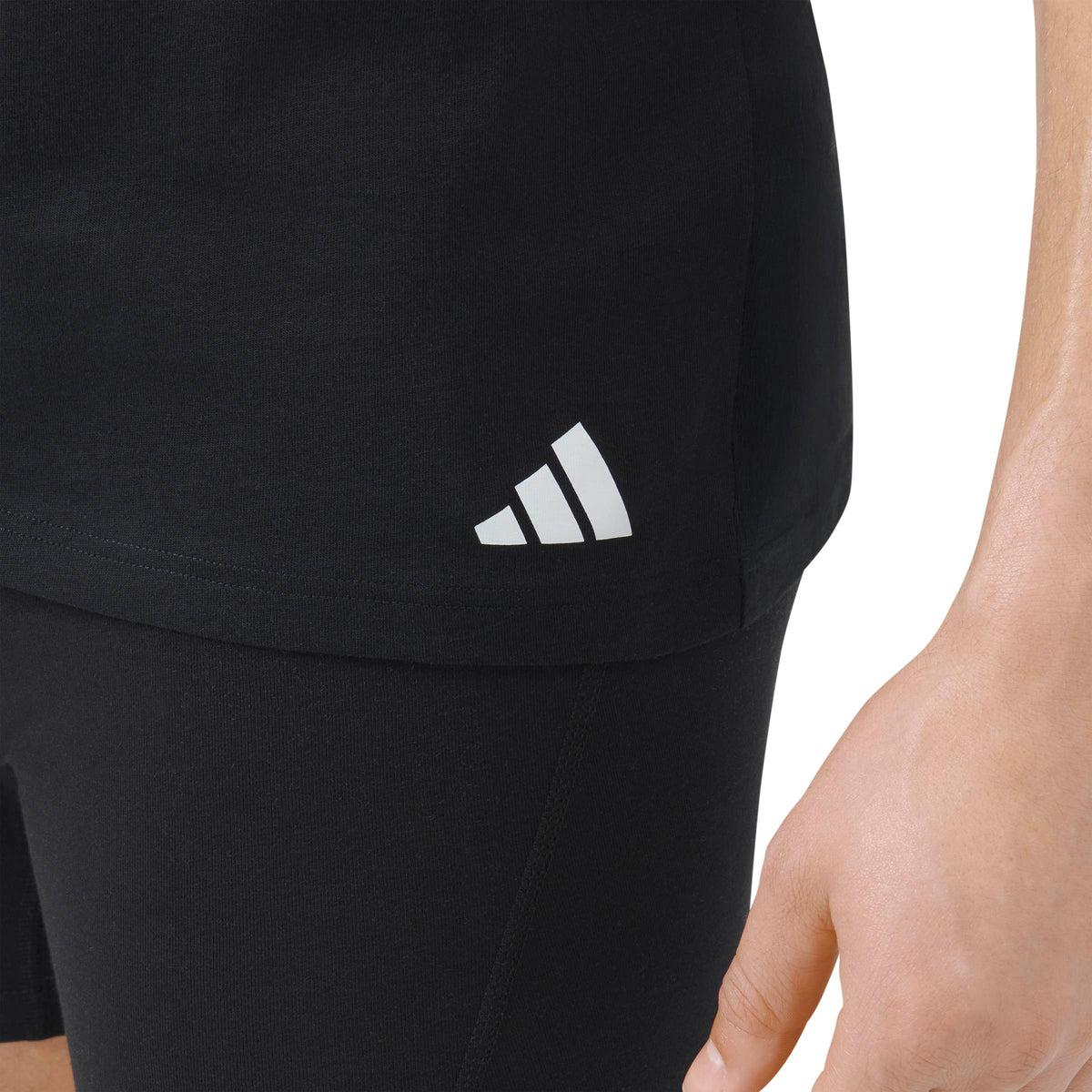 Adidas T-shirt Active Flex Cotton Crewneck Nero
