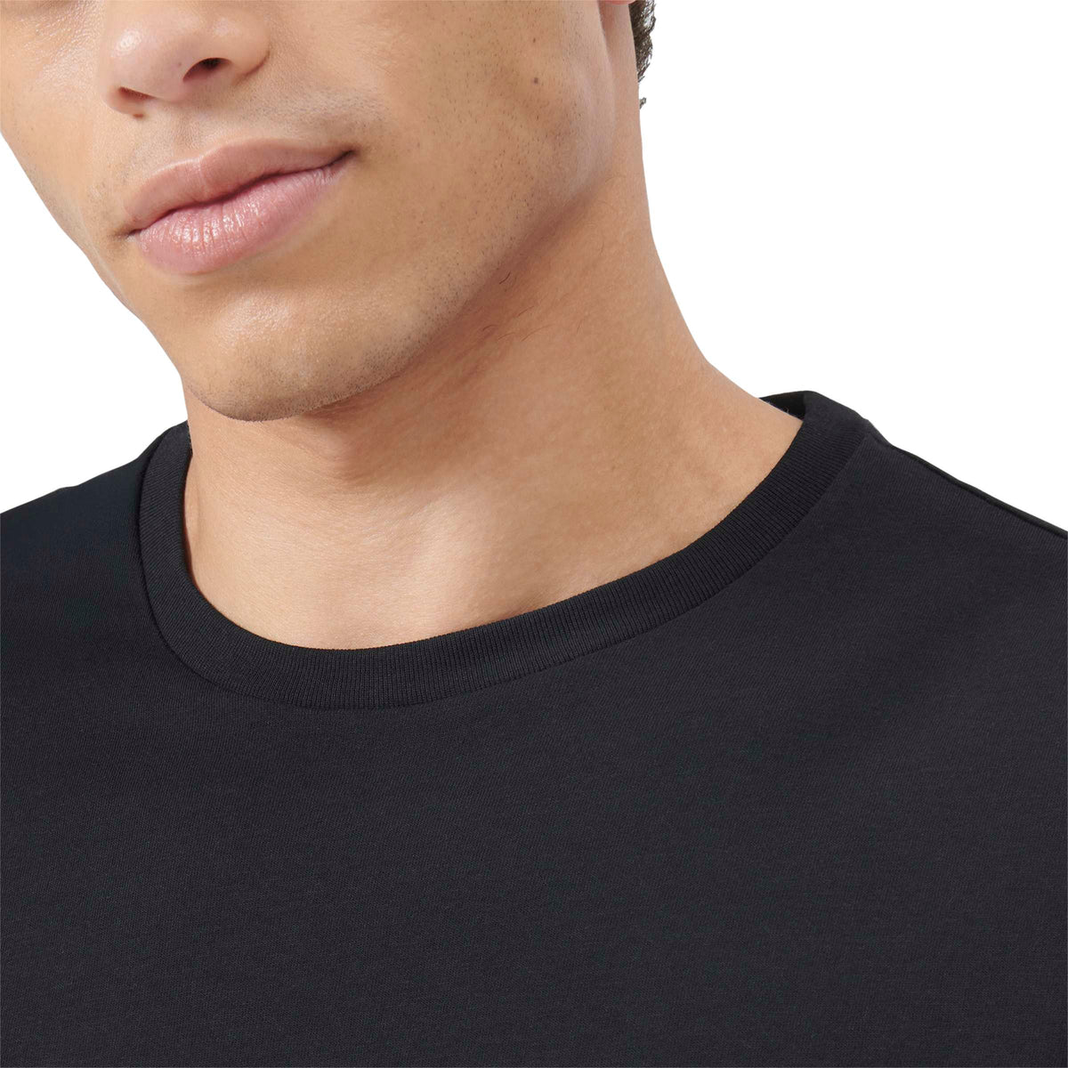 Adidas T-shirt Active Flex Cotton Crewneck Nero