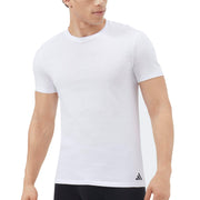 Adidas T-shirt Active Flex Cotton Crewneck Bianco